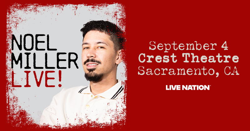 Noel Miller is coming to Crest Theatre on 9/4!

🎟 Tickets go on sale this Friday at 10am!