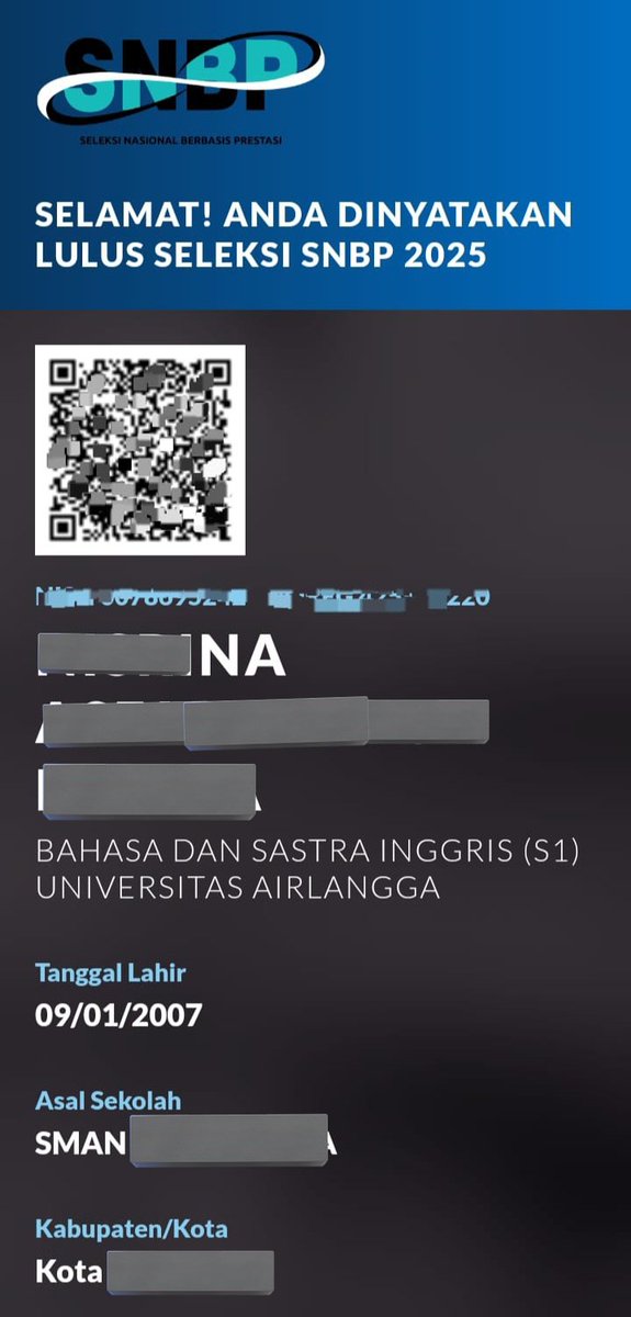 Terimakasih Ya Allah, terimakasih UNAIR huhuhu, See you amerta 25 🥺💙 #SNBP2025