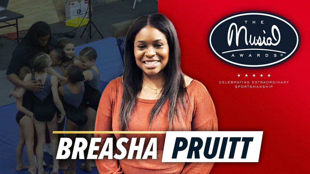 When a nearby club's coach was injured, Breasha Pruitt opened her doors to help 9 rival gymnasts continue training for their state competition. Her gym, founded on positivity, family, and fun, became a place of support, and all 9 athletes saw improvement.
musialawards.com/honorees/breas…
