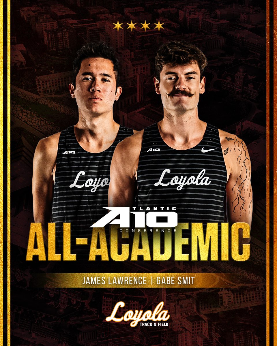 Congrats to James and Gabe for earning <a href="/atlantic10/">Atlantic 10 Conference</a> All-Academic Team honors for the indoor season 🧠💪

📰: tinyurl.com/29nfd59z
