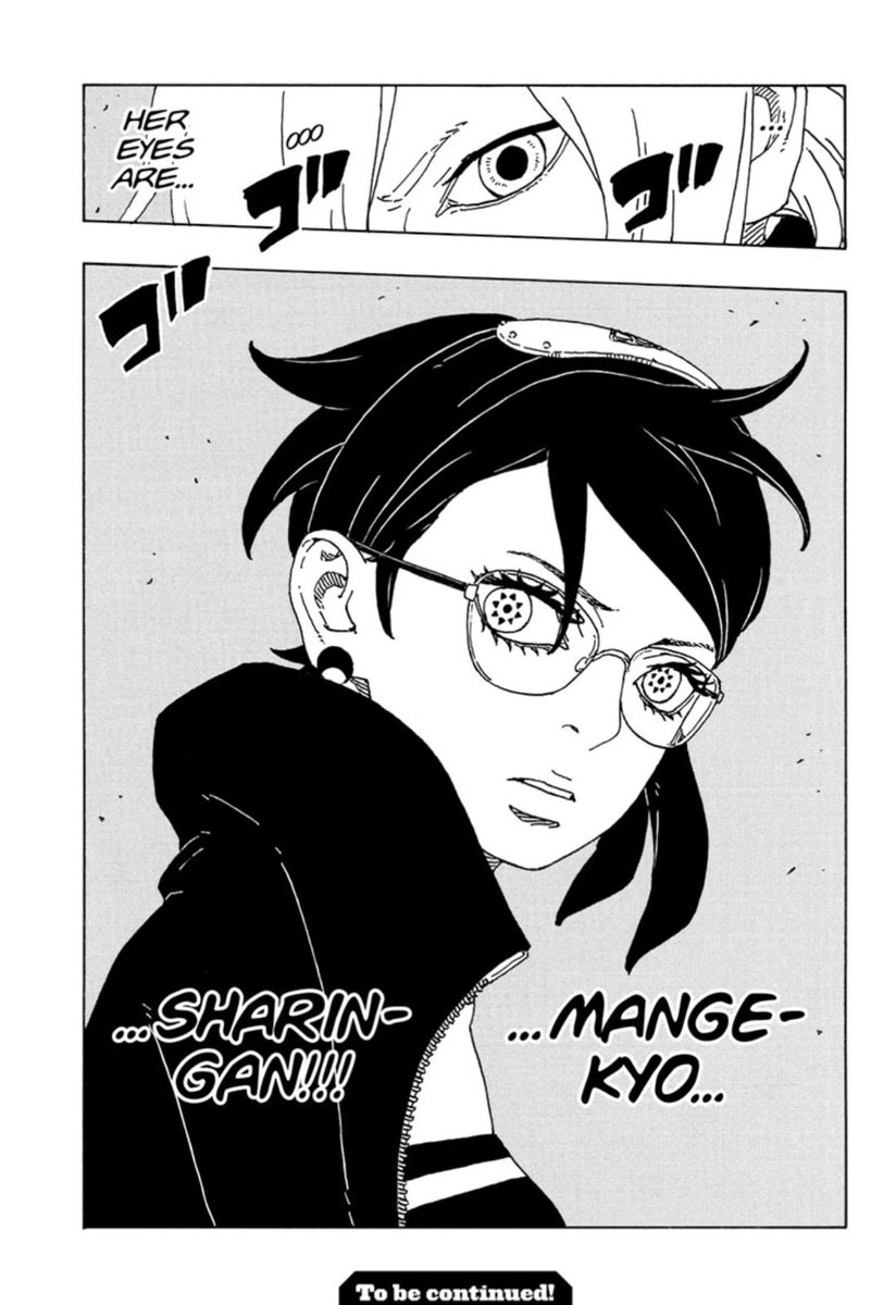 moretosimppp's tweet photo. #BorutoTwoBlueVortex20 #BorutoTBV20

Sarada didnt just inherit the Uchiha name — she literally earns it. Mangekyou on Kamui-like ability. Well, Uchiha bloodline flexing like it never skipped a generation 🥶 https://t.co/DgwMHuZ0UG