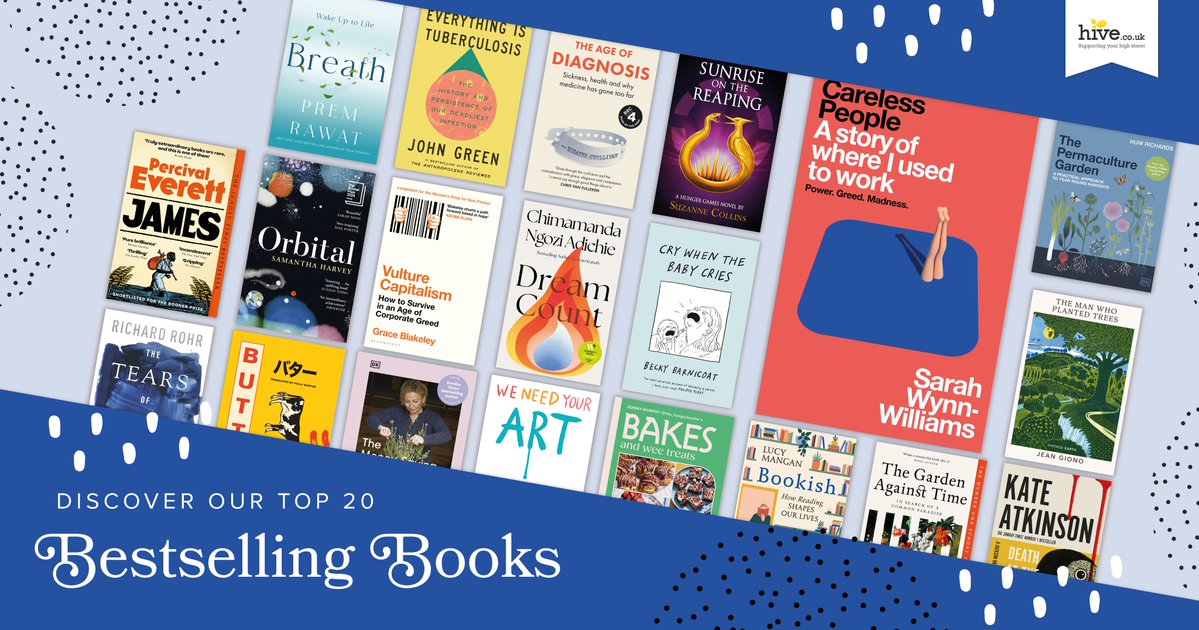 Hive.co.uk (@hivestores) on Twitter photo What a list! 🔥
Even in the face of adversity, Careless People takes our #1 spot! Hot off the press, Sunrise on the Reaping takes 2nd, with <a href="/beckybarnicoat/">Becky Barnicoat</a>’s heart-warming yet hilarious Cry When the Baby Cries in 3rd.
Top 20 Bestsellers 👇
hive.co.uk/books/bestsell…
#booktwt What a list! 🔥
Even in the face of adversity, Careless People takes our #1 spot! Hot off the press, Sunrise on the Reaping takes 2nd, with <a href="/beckybarnicoat/">Becky Barnicoat</a>’s heart-warming yet hilarious Cry When the Baby Cries in 3rd.
Top 20 Bestsellers 👇
hive.co.uk/books/bestsell…
#booktwt