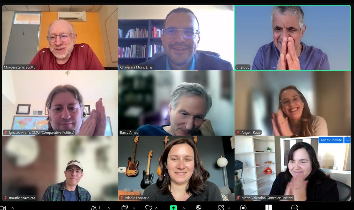 Extremely happy to share that I have passed the defense of my dissertation on social media campaigning in Central America. I'm not sure I have any more words about this at the moment, just that I'm really happy.