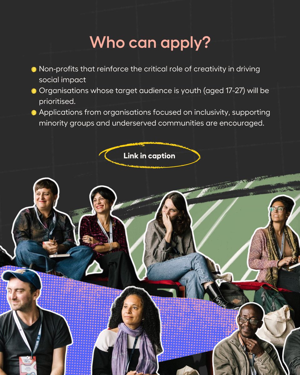 Are you a non-profit that harnesses arts &amp; looking for funding opportunities for your work? Well, here you go - the Creativity Pioneers Fund, hosted by Moleskine Foundation is now accepting applications!  

For more details- creativitypioneersfund.org/opencall

#CAN #CreativityPioneersFund