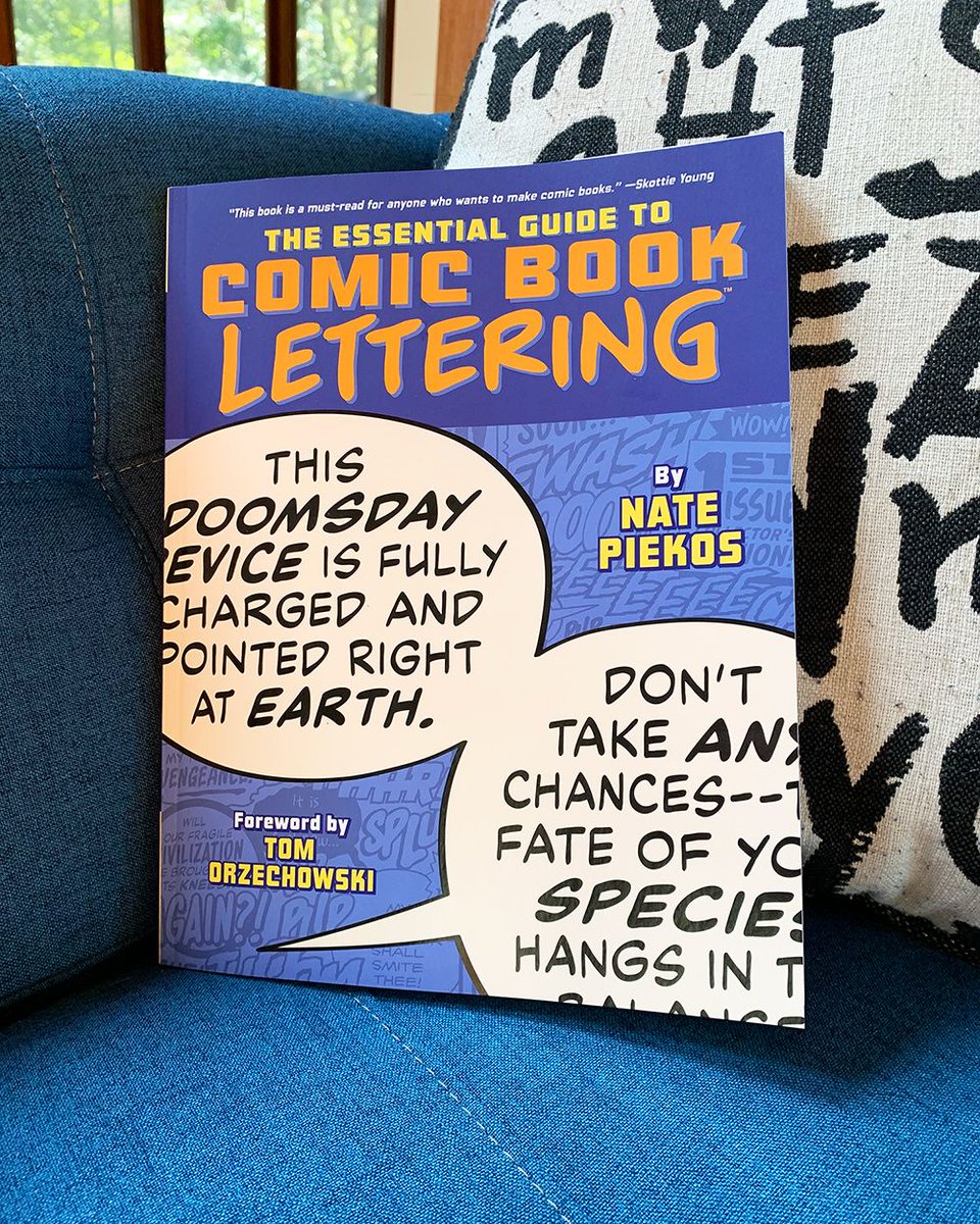 blambot's tweet image. Do you have the most comprehensive guide to modern comic lettering ever written? It's just $13.34 on Amazon, and it's still got 4.8 stars! 256 pages, full color! Written by Nate Piekos, Introduction by Tom Orzechowski, and published by Image!
AMAZON: buff.ly/gDcIGLy