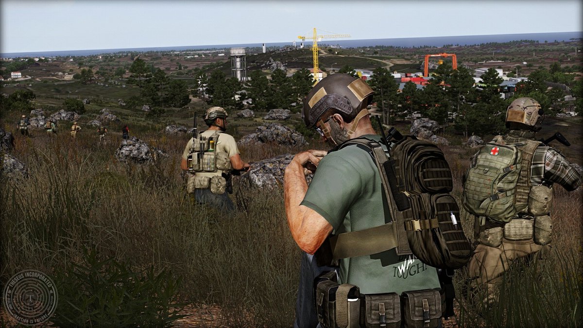 TheseusInc's tweet image. Barely Armed and Somewhat Dangerous

Theseus cleared a syndicate-controlled depot for Vrana Industries, securing illegal shipments and repelling heavy reinforcements.

📸 Check out our contractor's footage:
youtu.be/V1whTZbZv5c

#Arma3 #ArmaPhotography @ArmaPlatform