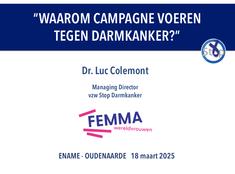 LucColemont's tweet photo. Klaar in @stadoudenaarde voor @StopDarmkanker 
4-luik : vanavond voor #Femma 😉

Morgenvroeg: #KAVA laatstejaarsstudenten farmacie
Morgenavond : @staddiest - alg. publiek
Overmorgenavond: Groot-Bijgaarden voor huisartsen

#kennisdelen 🍀
#maartisdarmkankermaand 💙 https://t.co/3NFL4zURwN