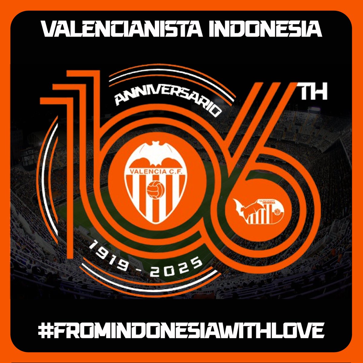 Buon Anniversario 106 tahun klub kebanggan kami <a href="/valenciacf/">Valencia CF</a> ayo bangkit dan terbanglah kelelawar #AmuntValencia