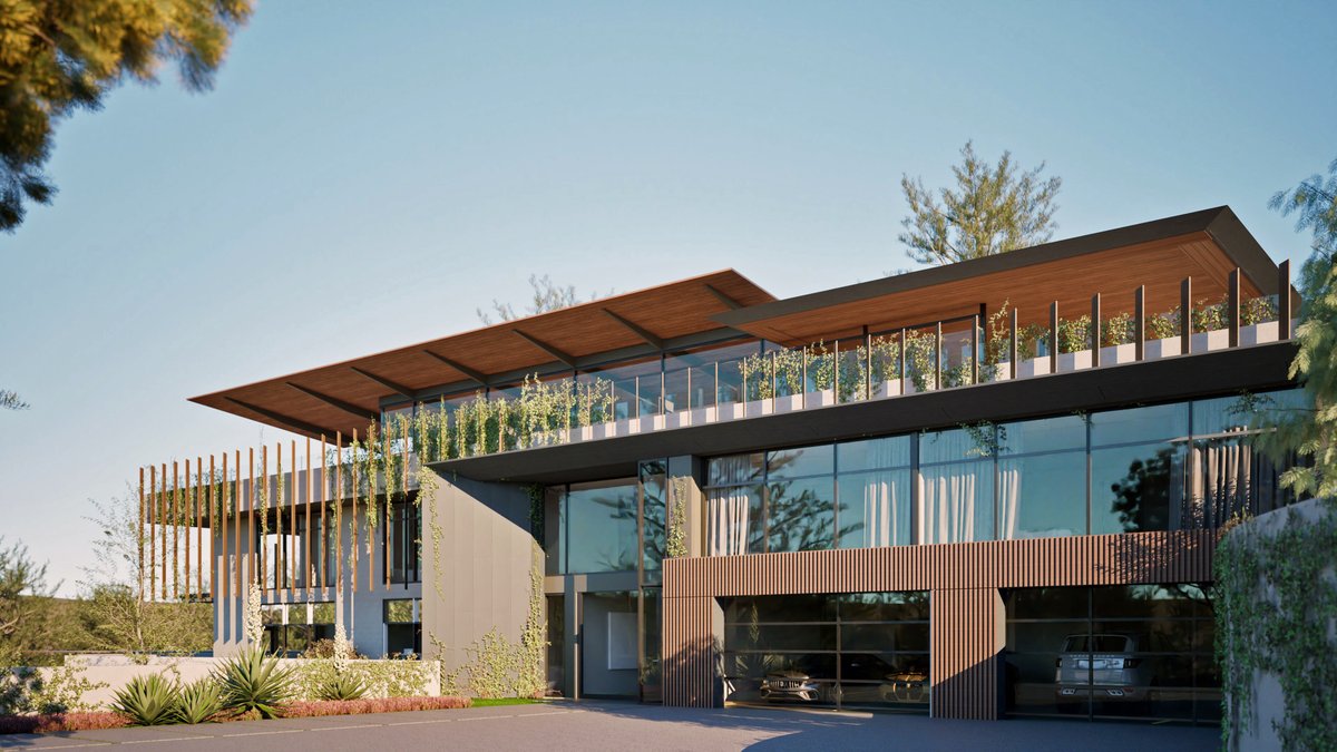 avrpstudios's tweet photo. The custom Summit House seamlessly harmonizes with nature, featuring an “upside-down” layout for stunning ocean views. With a sculptural staircase connecting indoor and outdoor spaces, 7 beds, a detached ADU and a 3-car garage, beauty meets function. https://t.co/BgK2RKYR2U https://t.co/oAMhNAD0xO