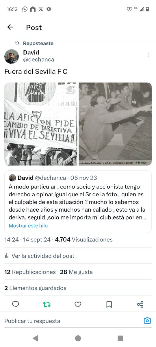 dechanca's tweet photo. Año 2022 , 2023 ,2024  .... Hasta que ya no haya solución  , que pena de mi Sevilla 😢 que bien lo estáis haciendo . https://t.co/EZ08YBdP3N