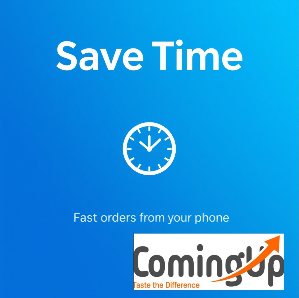 ComingupTech's tweet photo. Save time and skip the wait! ⏳ With ComingUp, you can order your food straight from your phone. Fast, easy, and hassle-free. Try it today! 🍽📱 #ComingUpApp #FastOrders #SaveTime” https://t.co/3YsW8NO3kv