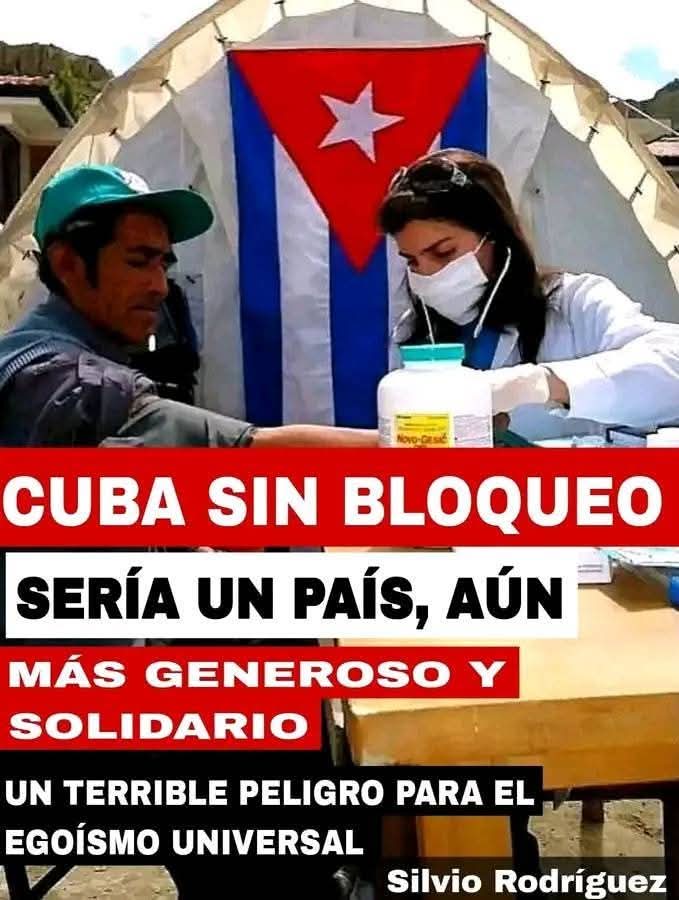 Lo demás son puros pretextos....🇨🇺❤️ 
#TumbaElBloqueo
#CubaCoopera
#CubaEsAmor