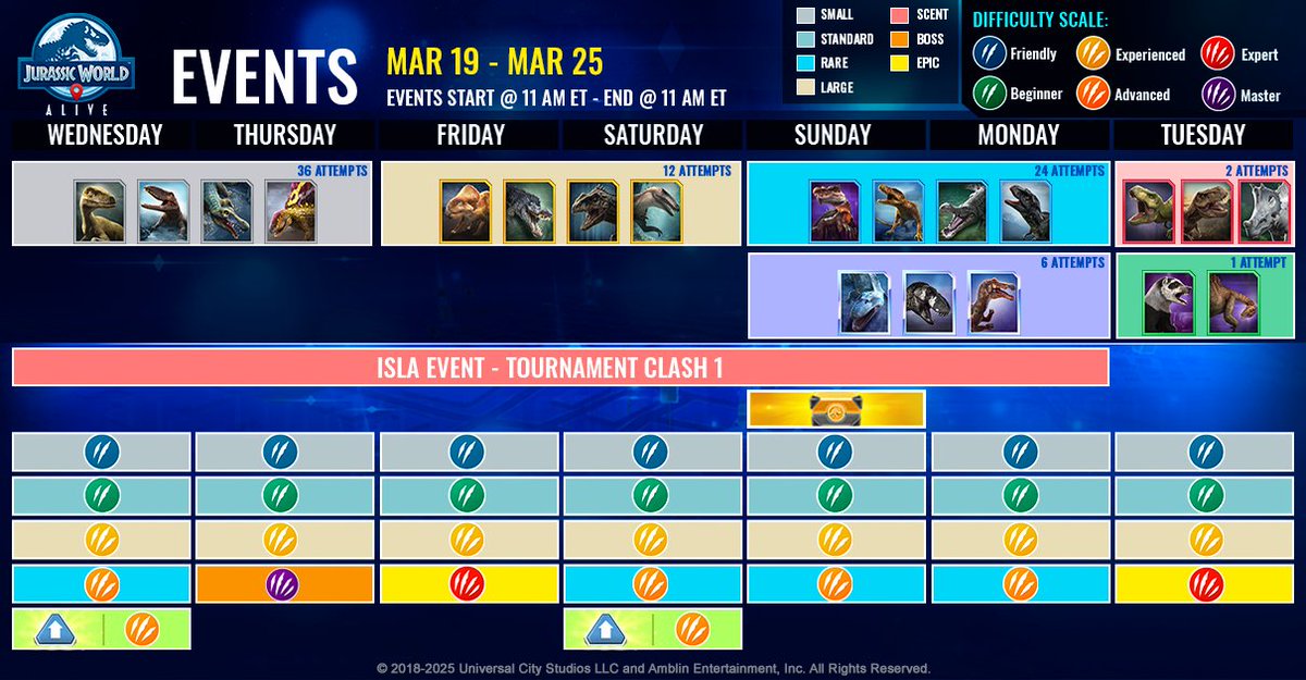 Get ready for a new week! Follow us &amp; stay up-to-date with the weekly Events. Who will you be darting this week? 

Note: If changes occur, we’ll make sure to mention them here
Play today and Claim your FREE in-game gift: ludia.gg/JWA25_318