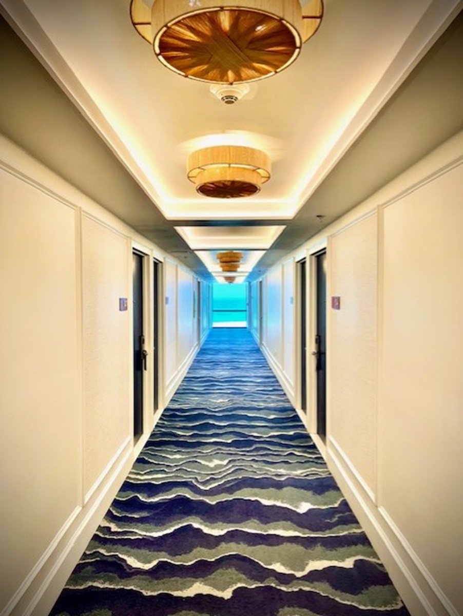 Feel the tranquility at Sheraton Sand Key Resort! Our wave-inspired floor treatments and new picture windows with Gulf views bring the soothing waters of Sand Key right into the hallways, embracing you with calm as you step outside your room.

#SheratonSandKey #GulfView