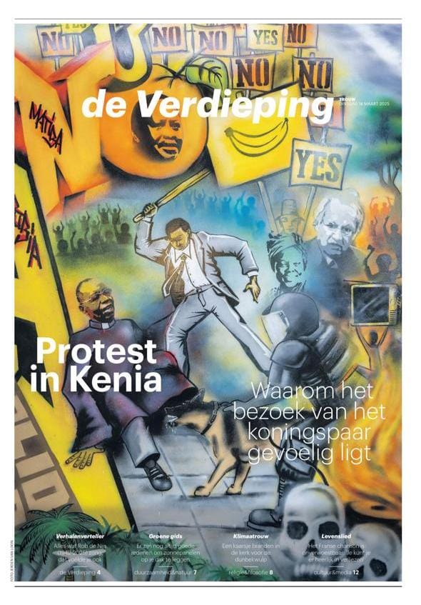 okayojoshua's tweet photo. I was featured in this Dutch newspaper on my thoughts about the reigning monarch's state visit to Kenya and the future of the Gen Z Movement. You can find the piece by @AndreaDijkstra  here: https://t.co/pGUXbQP6cQ 

We must stand up for the right things. We must not allow ourselves to be excited about the many short-term goodies being dangled everywhere now.

Viva✊🏿