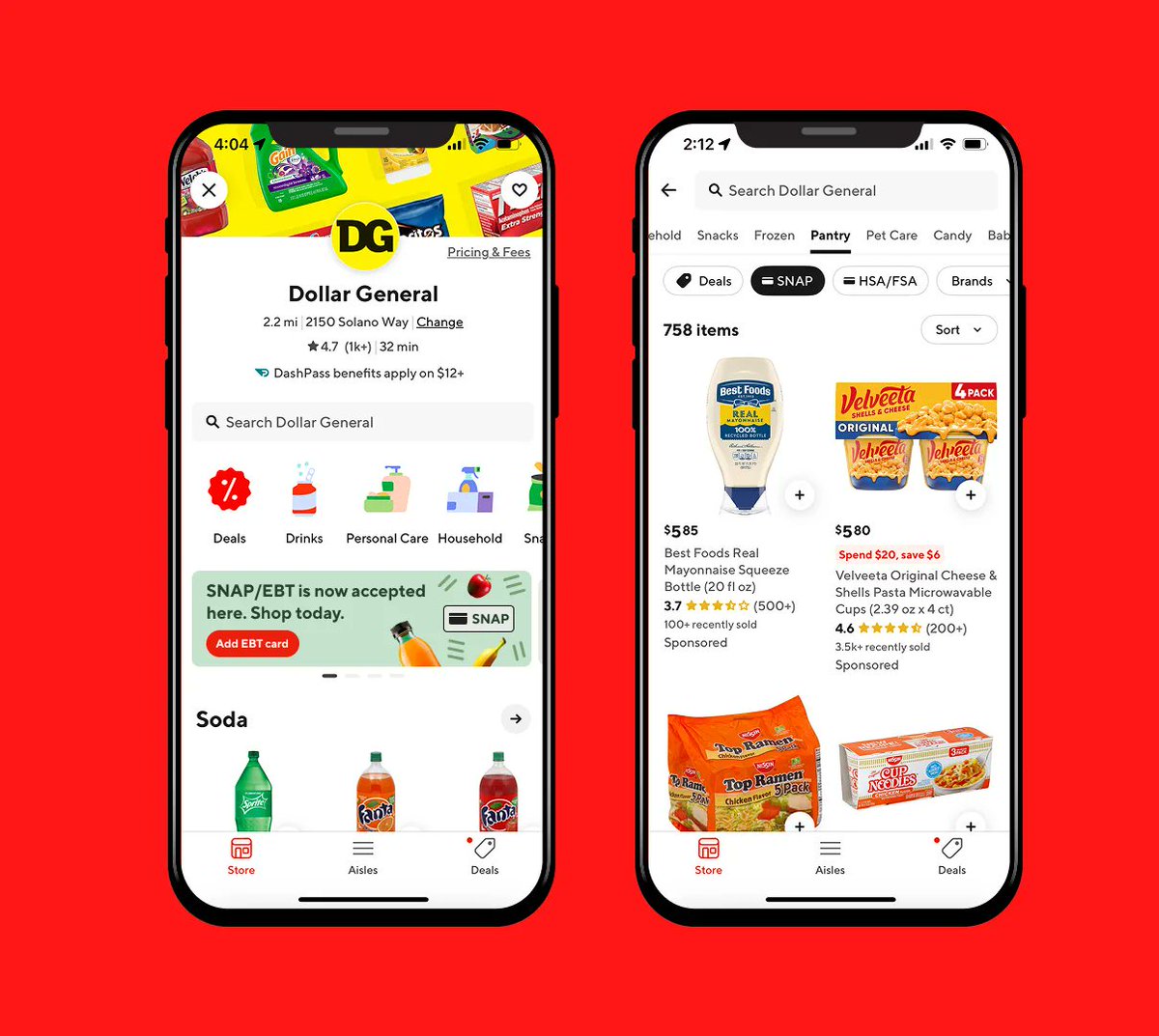 Thrilled to announce our partnership with <a href="/DollarGeneral/">Dollar General</a> and <a href="/DoorDash/">DoorDash</a> to enable EBT grocery delivery at 16k+ stores nationwide!

Over 75% of Americans live within 5 miles of a Dollar General, and this marks a major step in expanding food access for millions of low-income