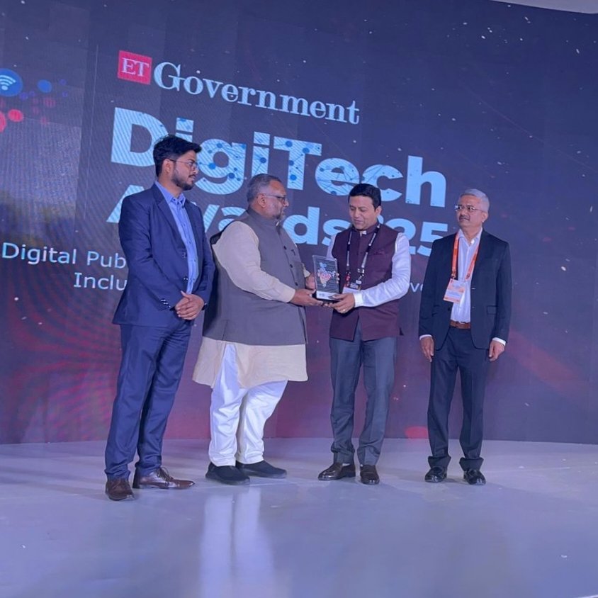 Delighted to share that the Krushi Samrudhi Advisory System, a groundbreaking digital agriculture extension initiative by the Department of Agriculture, Government of Odisha, has been honored with the prestigious “Digital Initiative in Agriculture and Farmer Empowerment” award at