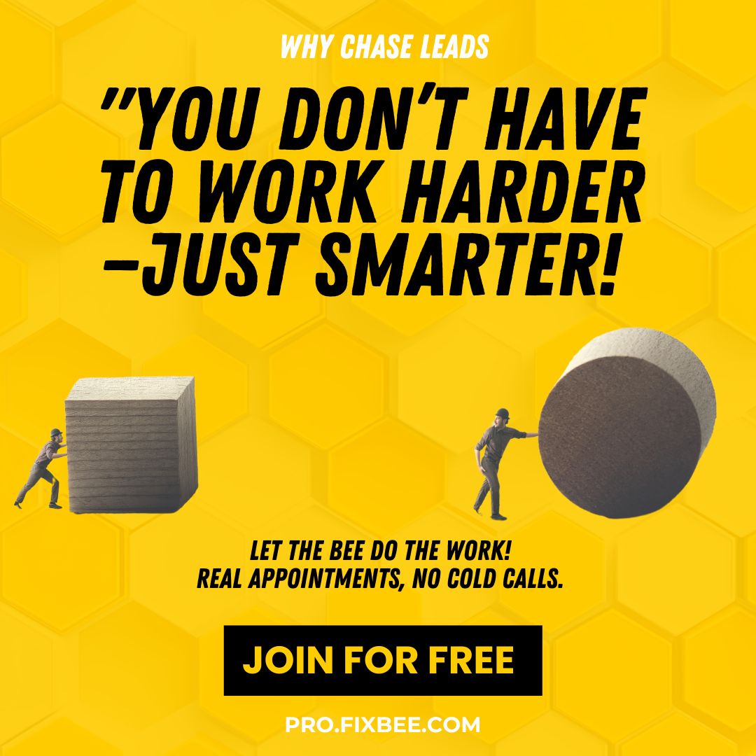 FixBeePro's tweet image. 📅 Tuesday– Contractor Motivation Post 💪

"You don’t have to work harder—just smarter! FixBee helps contractors skip the leads and go straight to real appointments. No chasing, no wasted time, just jobs! 🚀"
Join now at pro.fixbee.com"
#FixBeePros #WorkSmarterNotHarder…