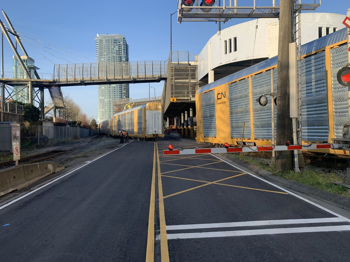 Andrew Sigalet (@asigalet) on Twitter photo <a href="/DangerOnAir/">Danger On Air</a> <a href="/NewsRadioVAN/">1130 NewsRadio Vancouver Traffic</a> Being told that they will need to bring a crane in to move the rail cars since they are wedged into the track. <a href="/DangerOnAir/">Danger On Air</a> <a href="/NewsRadioVAN/">1130 NewsRadio Vancouver Traffic</a> Being told that they will need to bring a crane in to move the rail cars since they are wedged into the track.