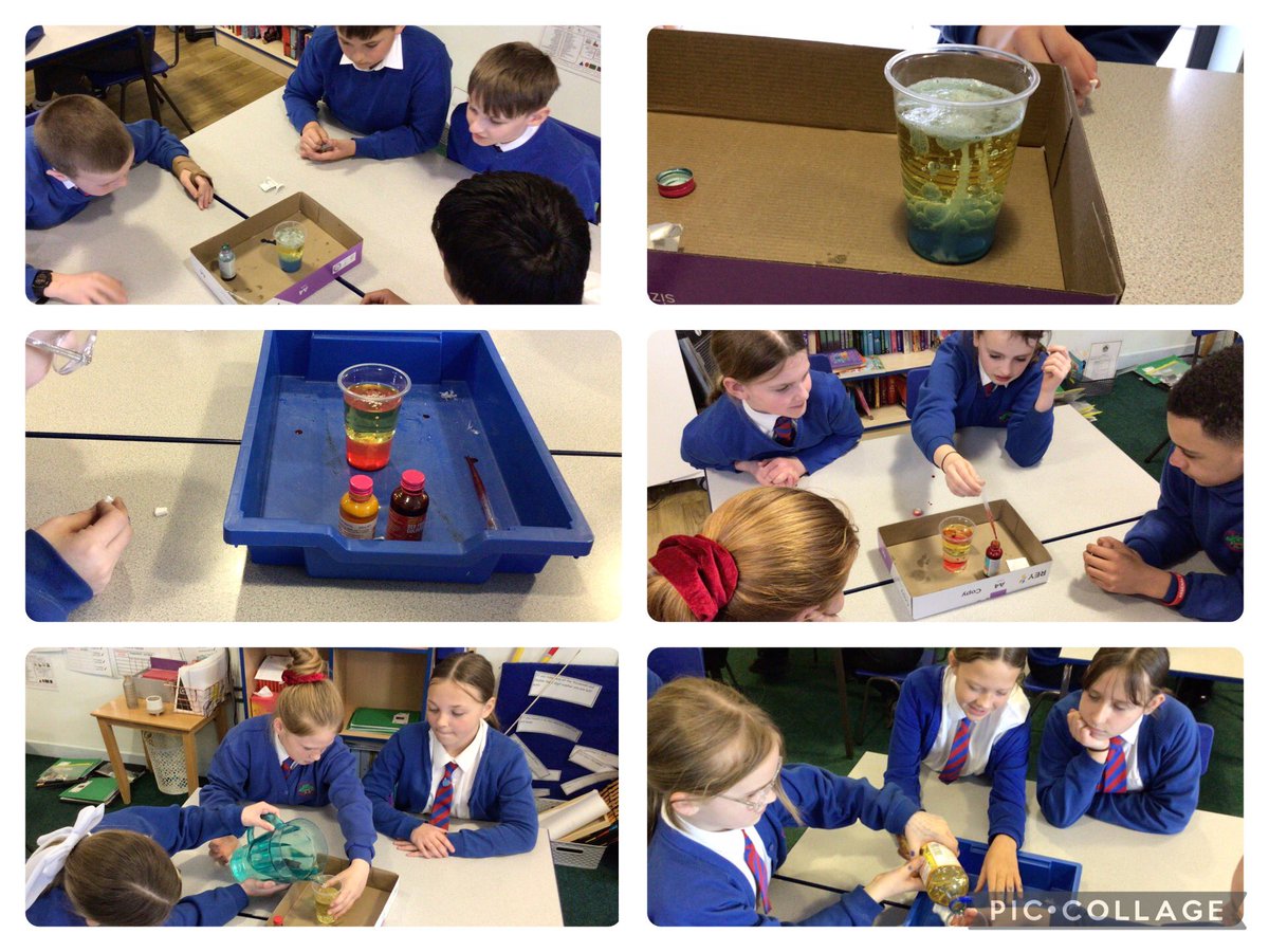 CYGprimary's tweet photo. Celebrating #britishscienceweek2025 Dosbarth Aur explored the laws of magnetism and made their own temporary magnets. They created chemical reactions when making a lava lamp too. @bgstemproject https://t.co/QTauNEQUFG