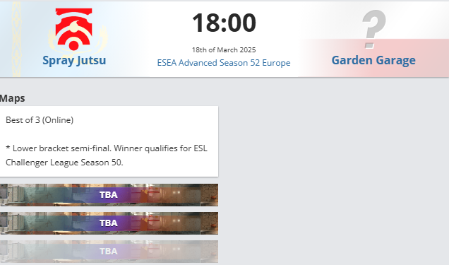 tchomii (@tchomii) on Twitter photo Ostatnio głośno jest o chłopakach z GardenGarage!
Głośno, bo są o krok od awansu do ESL Challenger League!
Niestety, <a href="/brazylijskiluz/">brazylijski luz</a> nie zdołał się utrzymać, ale szybko możemy mieć następcę w tej prestiżowej lidze!
Mecz o awans vs Spray Jutsu już o 18:00!! ⏲️
ttv/tchomi_ 📺 Ostatnio głośno jest o chłopakach z GardenGarage!
Głośno, bo są o krok od awansu do ESL Challenger League!
Niestety, <a href="/brazylijskiluz/">brazylijski luz</a> nie zdołał się utrzymać, ale szybko możemy mieć następcę w tej prestiżowej lidze!
Mecz o awans vs Spray Jutsu już o 18:00!! ⏲️
ttv/tchomi_ 📺