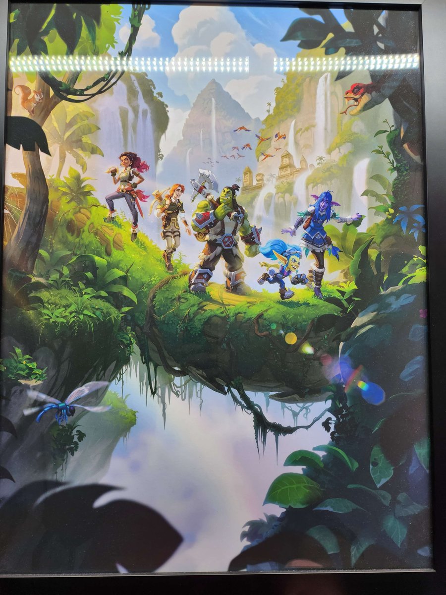 Seems currently from the "Warcraft Explorers" / "Project Orbis" (cancelled Blizzard game) we have only this "promo" art.

Interested, we will see a couple of concepts in the future? Hm.