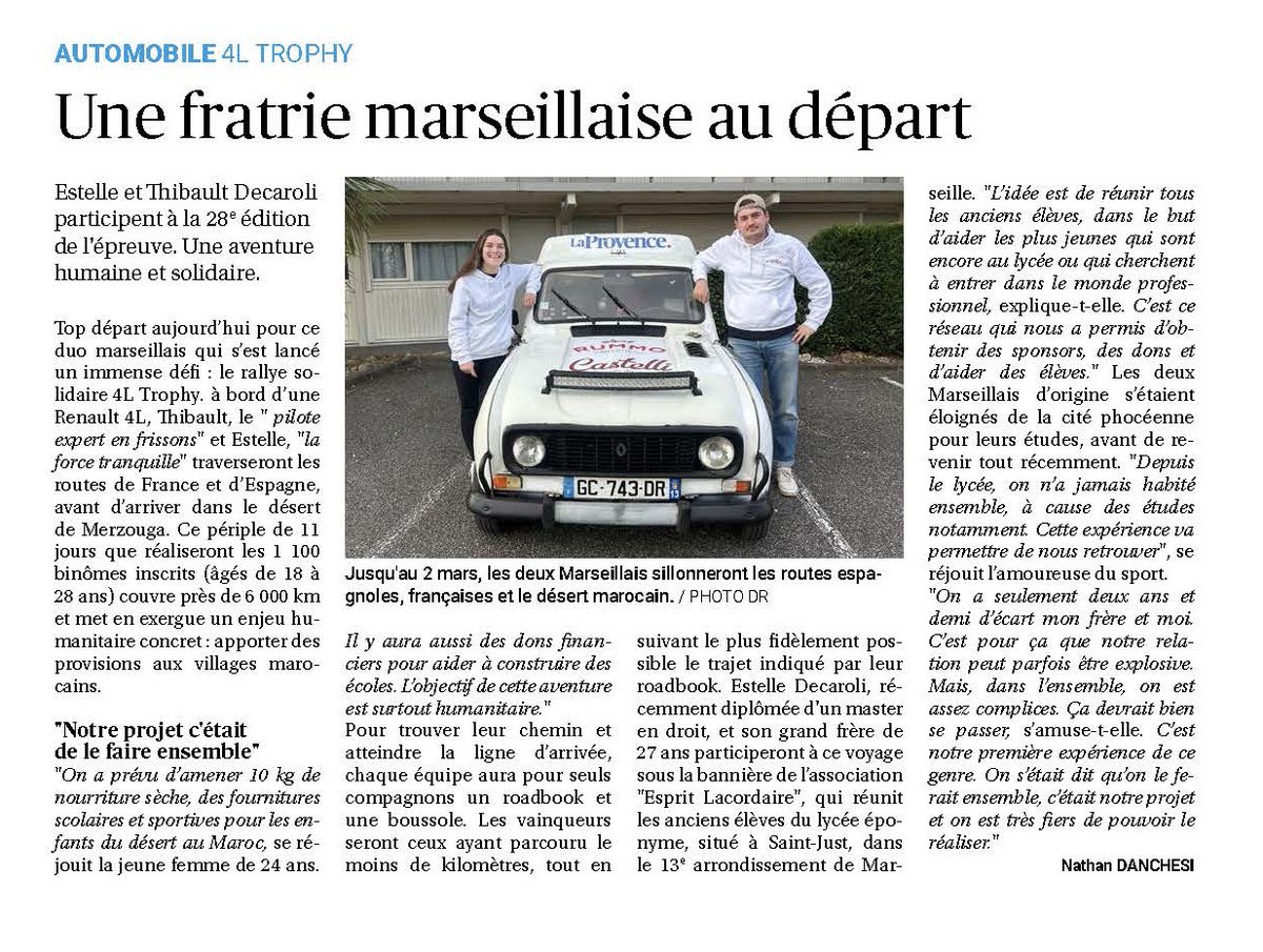 NDanchesi's tweet photo. J'ai eu le plaisir de voir paraître quatre de mes articles dans le journal @laprovence (édition Marseille ou Aubagne)✍️👇#journalisme #sport #laprovence https://t.co/VBfoYzeBKf