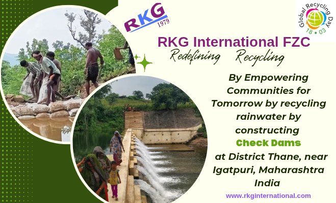 Rajesh k (@rajesh_rkg1957) on Twitter photo On this day, #GlobalRecyclingDay RKG International FZC is empowering communities and environment by constructing CHECK DAMS <a href="/BIRworld/">BIR - Bureau of International Recycling</a> <a href="/mrai_india/">MRAI</a> <a href="/GlbRecyclingDay/">Global Recycling Day</a> <a href="/RanjitBaxi/">Ranjit Baxi</a> <a href="/bmr_me/">bmr_ae</a> <a href="/WeAreReMA/">Recycled Materials Association (ReMA)</a> On this day, #GlobalRecyclingDay RKG International FZC is empowering communities and environment by constructing CHECK DAMS <a href="/BIRworld/">BIR - Bureau of International Recycling</a> <a href="/mrai_india/">MRAI</a> <a href="/GlbRecyclingDay/">Global Recycling Day</a> <a href="/RanjitBaxi/">Ranjit Baxi</a> <a href="/bmr_me/">bmr_ae</a> <a href="/WeAreReMA/">Recycled Materials Association (ReMA)</a>