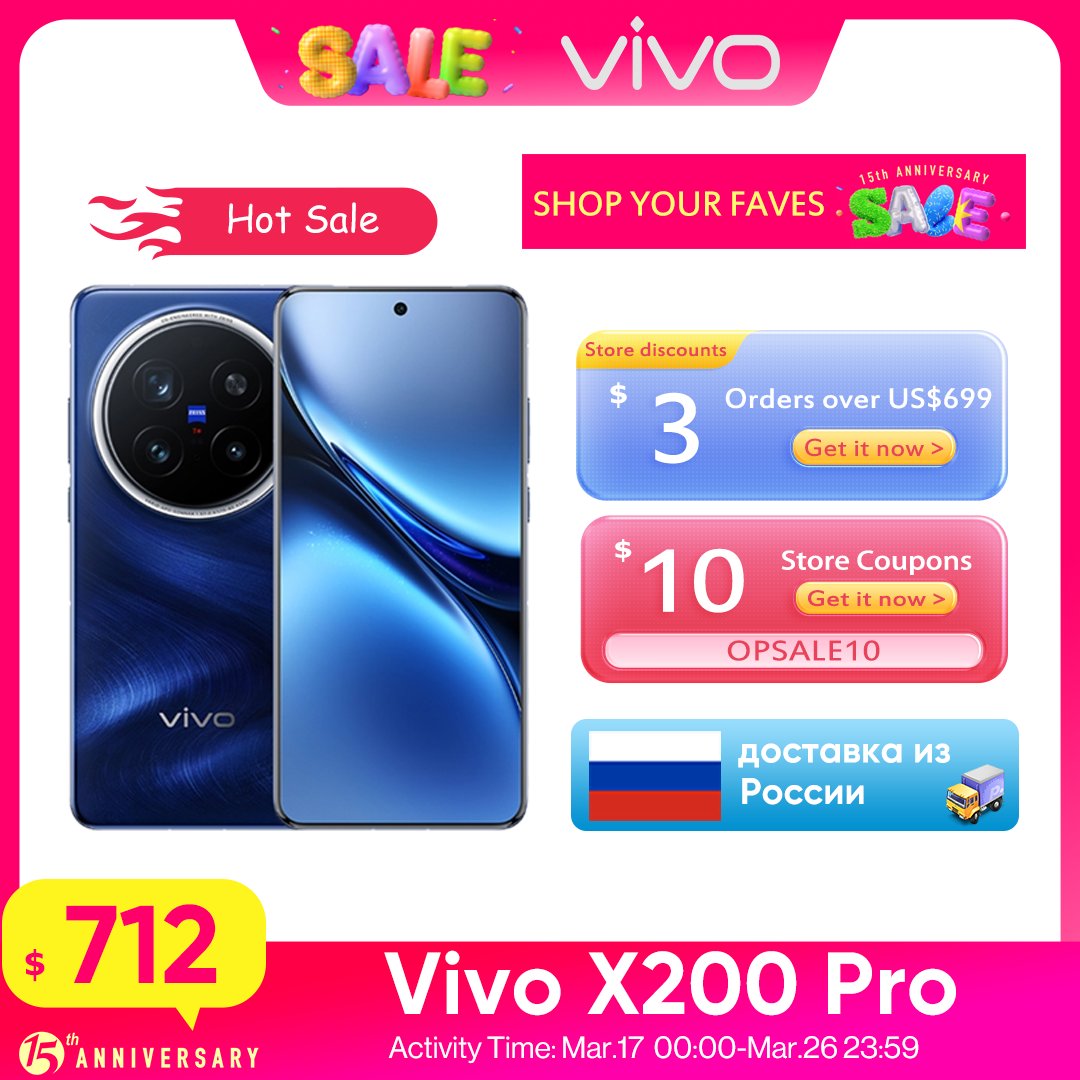 cleanse29's tweet photo. China Version VIVO X200 PRO 5G Dimensity 9400 CPU 6.78 inch AMOLED 120HZ Screen 6000mAh 90W Flash Charger OTA NFC 50MP camera
Price Now: USD 717.00 (Original price: USD 1066.18, 33% off)
🔗Click & Buy: https://t.co/6AhpvQGhhN
#VivoX200Pro, #WaterResistant, #HighTechPhone https://t.co/mozbLO0L3W