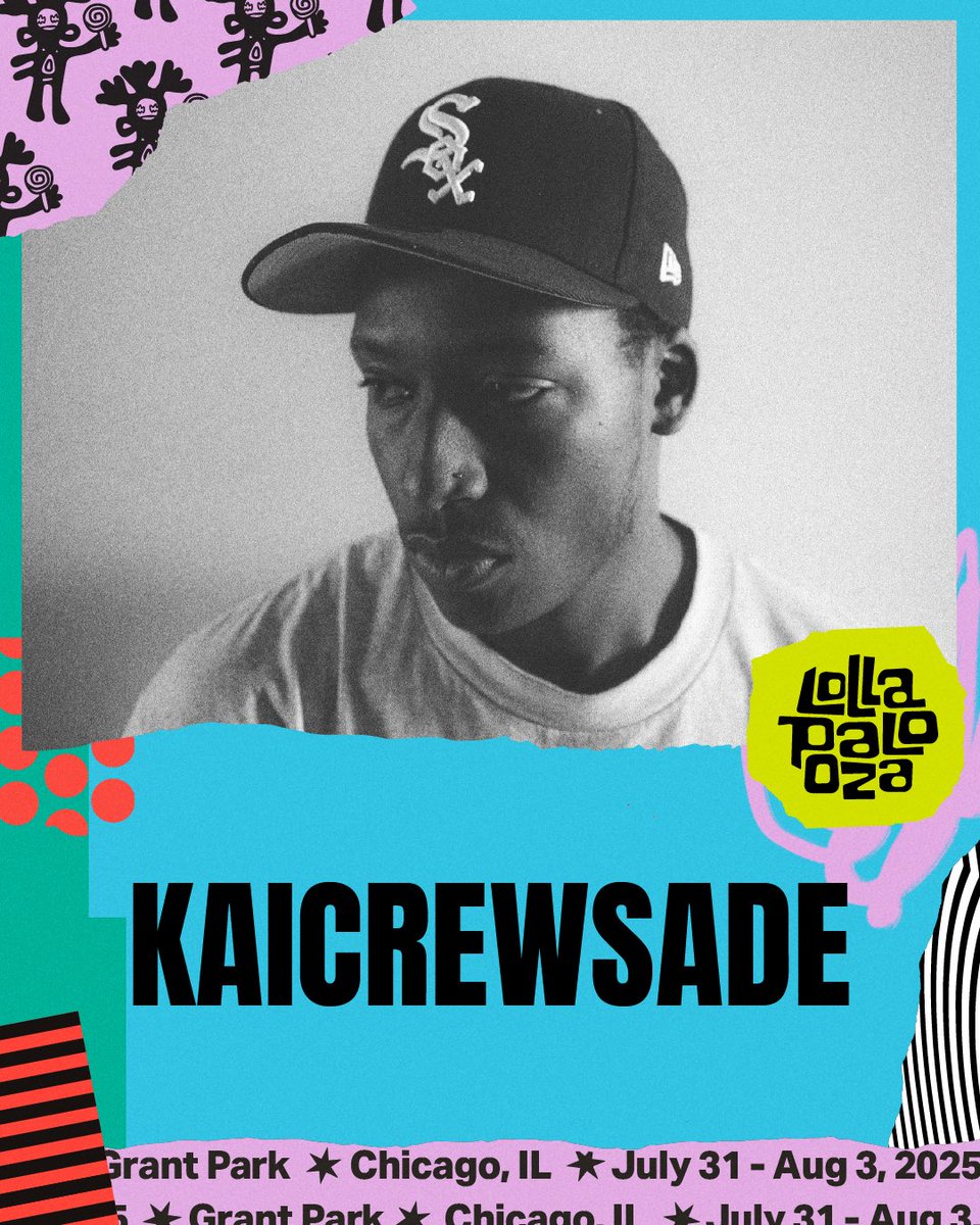 First time at lolla and I’m peforming,Thank Yall, New musik next week!🩷