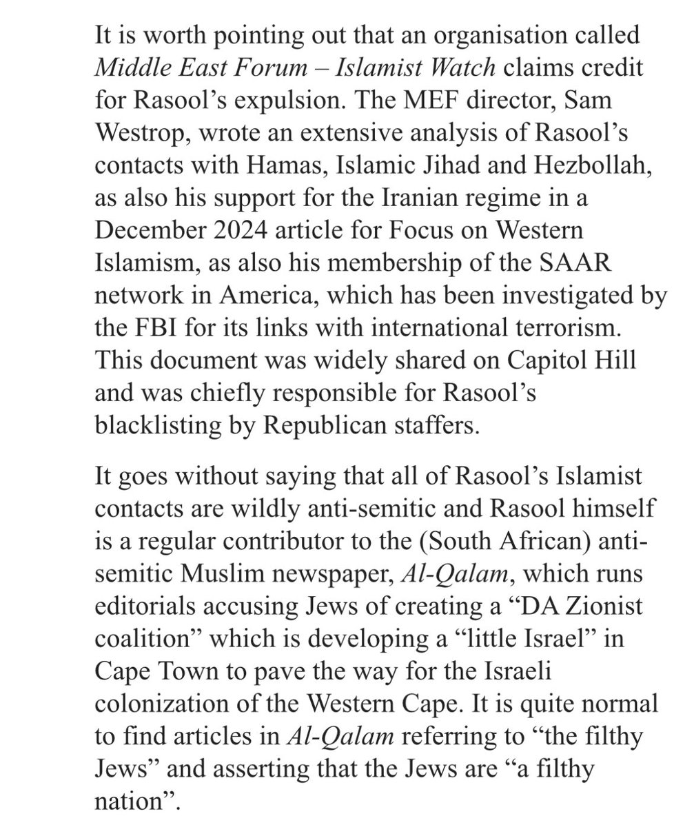 morrow_nw's tweet image. Trust RW Johnson to get to the nitty gritty about Rasool….something our lazy media fail to do.