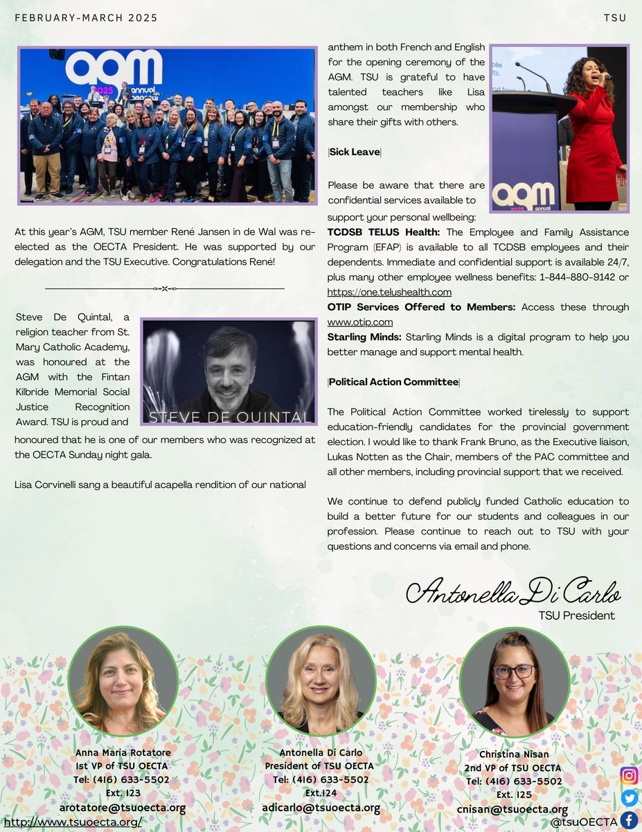 Members, please check your email for the February-March 2025 President's Message.