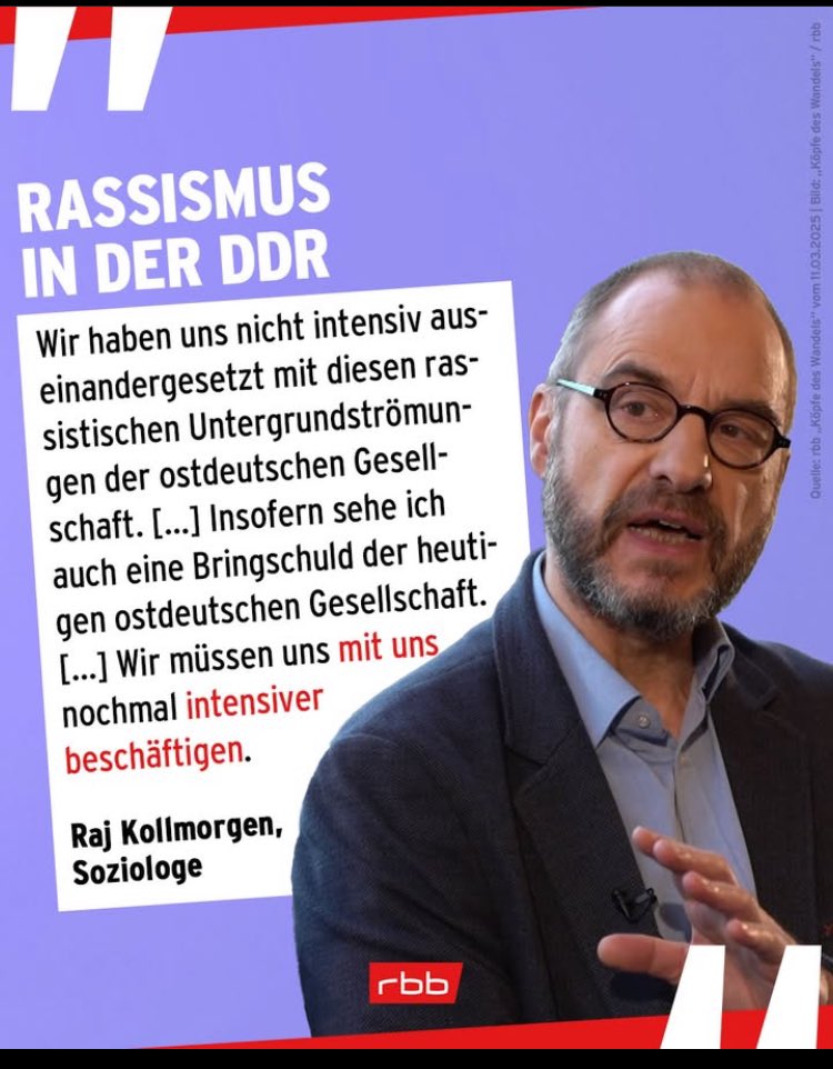Transformation. Veränderung. Wandel. Unsicherheit. Der Osten, insbesondere die Lausitz hat viel erlebt - und noch mehr steht bevor. Was hat das mit den Menschen gemacht? Macht es bis heute? In „Köpfe des Wandels“ versuchen wir, dem näher zu kommen. 

rbb24.de/content/rbb/r2…