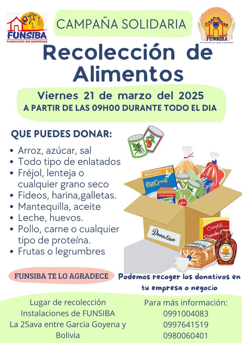 Una fundación necesita comida...

Una fundación muere de hambre.... 

Ayer su almuerzo fue arroz y un tallo de brocoli....

No tengo más para ayudarlos, estoy quebrado...

Necesito sus manos sus RT, alimentos proteínas necesito 1000 RT para salvar vidas no para arruinarlas...