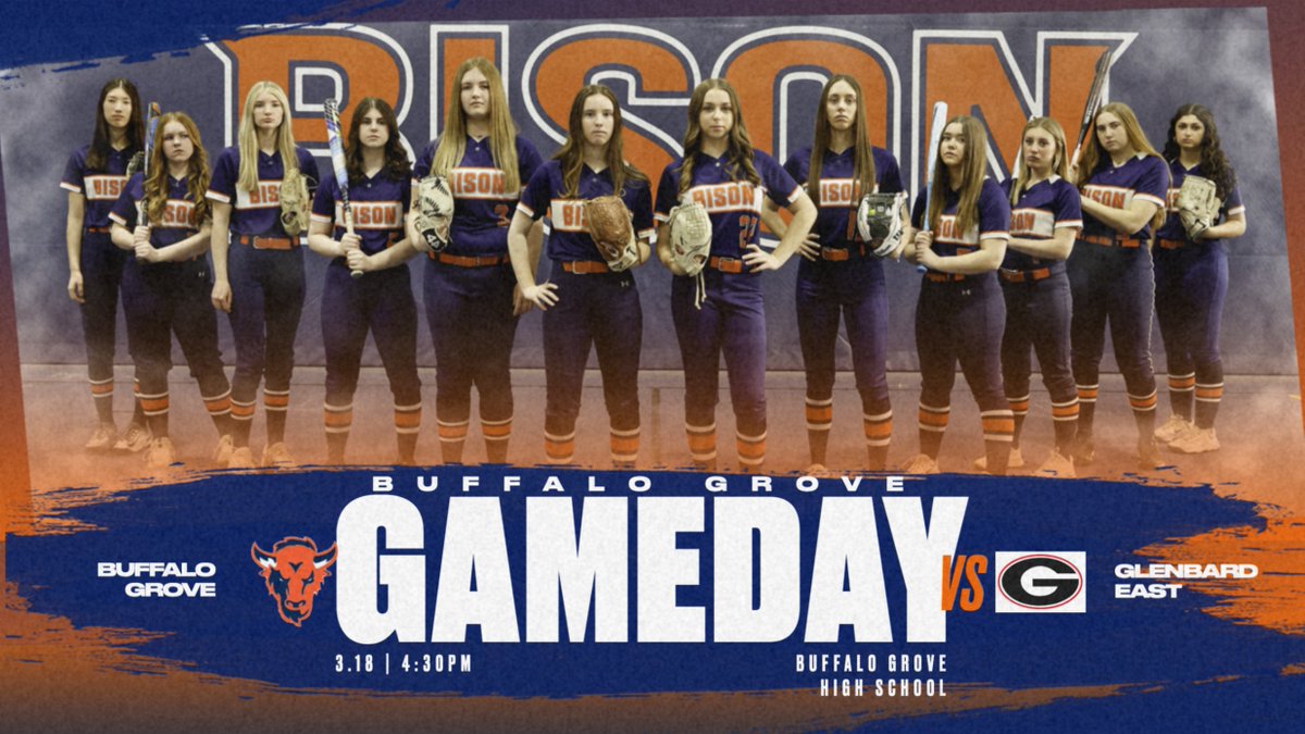 BGBisonSoftball (@bgbisonsoftball) on Twitter photo Season opener vs. Glenbard East HS.
We mean business! Let's go!
<a href="/BGBisonAD/">Buffalo Grove Athletics</a> #FightOn #1BG Season opener vs. Glenbard East HS.
We mean business! Let's go!
<a href="/BGBisonAD/">Buffalo Grove Athletics</a> #FightOn #1BG