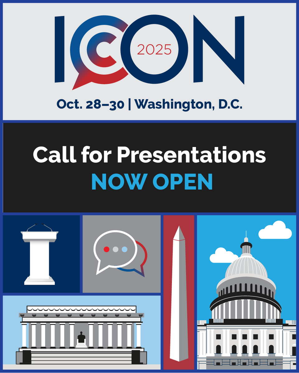 PRSA's tweet photo. 🌟 Call for Presentations! 🌟 Have valuable insights to share? ICON 2025 is looking for speakers! Don’t miss your chance to present to top PR & comms professionals. Submit your proposal today!
#PRSAICON #PRSALearning https://t.co/9TyHabVfYn https://t.co/xeL3QBssgj