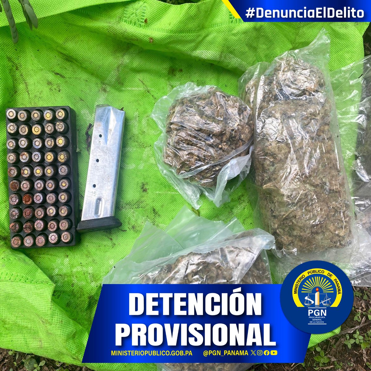 #PGNContraElDelito

#Detención| Un hombre quedó detenido provisionalmente, luego que la #FiscalíaDeDrogas de Coclé le imputara cargos por venta de drogas, por hechos ocurridos los días 9, 11 y 14 de marzo de 2025, en el distrito de  Antón.