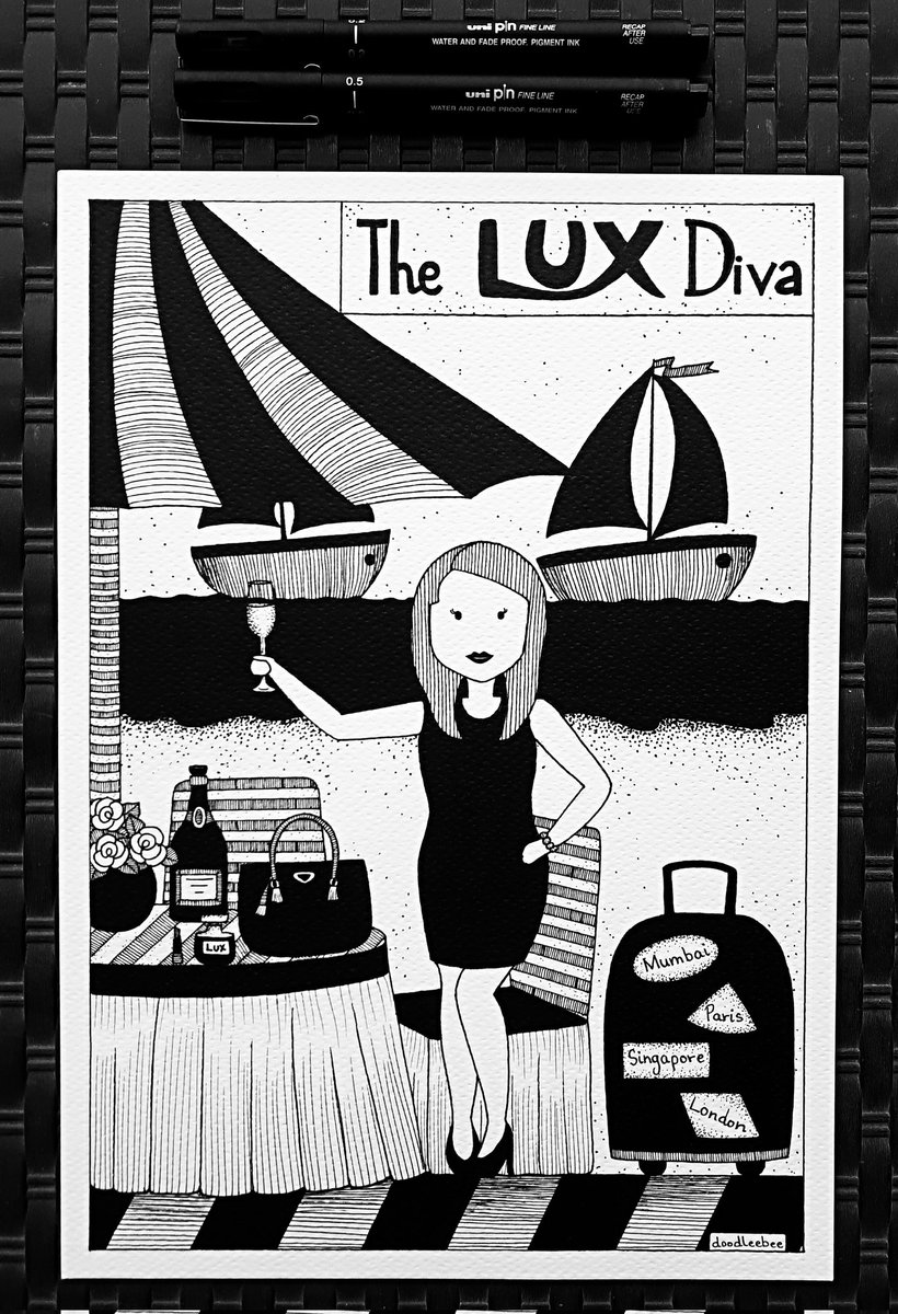 Doodleebee's recent project was a customized doodle for a diva living the bosslife! Who says life has to be all work and no play? Live it to the fullest.
#Doodleebee #customized #handmade #art #artwork #handdrawn #shopsmall #doodle #artproject #ArtistOnTwitter