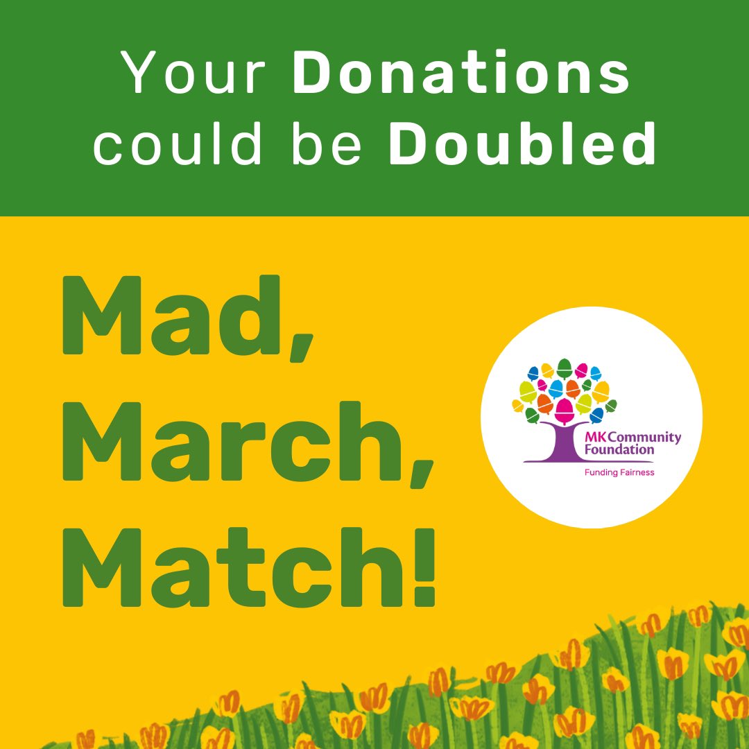 alspalsmk's tweet image. We are excited to be part of the @Localgiving Mad March Match in association with @MKComFoundation 

We would appreciate any donation made between now and the 31st March 

Donate £10 and it becomes £20

localgiving.org/charity/alspals

#localgiving #donations #charity #cancersupport #mk