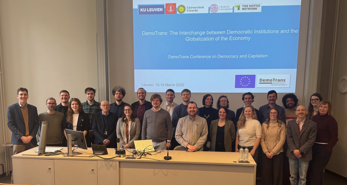 DemoTrans Project (@demotrans) on Twitter photo 🎉 Last week, the <a href="/DemoTrans/">DemoTrans Project</a> Conference sparked key discussions on tax justice, corporate accountability & governance!
🔹 Keynotes:
✅W. Van Leuvenhaege (<a href="/EU_Commission/">European Commission</a>)
✅A. Roggeman (<a href="/ugent/">UGent</a> )
✅<a href="/javiergb_com/">Javier Garcia-Bernardo (@javiergbe.bsky.social)</a> (<a href="/UniUtrecht/">Utrecht University</a>)
🧶 🎉 Last week, the <a href="/DemoTrans/">DemoTrans Project</a> Conference sparked key discussions on tax justice, corporate accountability & governance!
🔹 Keynotes:
✅W. Van Leuvenhaege (<a href="/EU_Commission/">European Commission</a>)
✅A. Roggeman (<a href="/ugent/">UGent</a> )
✅<a href="/javiergb_com/">Javier Garcia-Bernardo (@javiergbe.bsky.social)</a> (<a href="/UniUtrecht/">Utrecht University</a>)
🧶