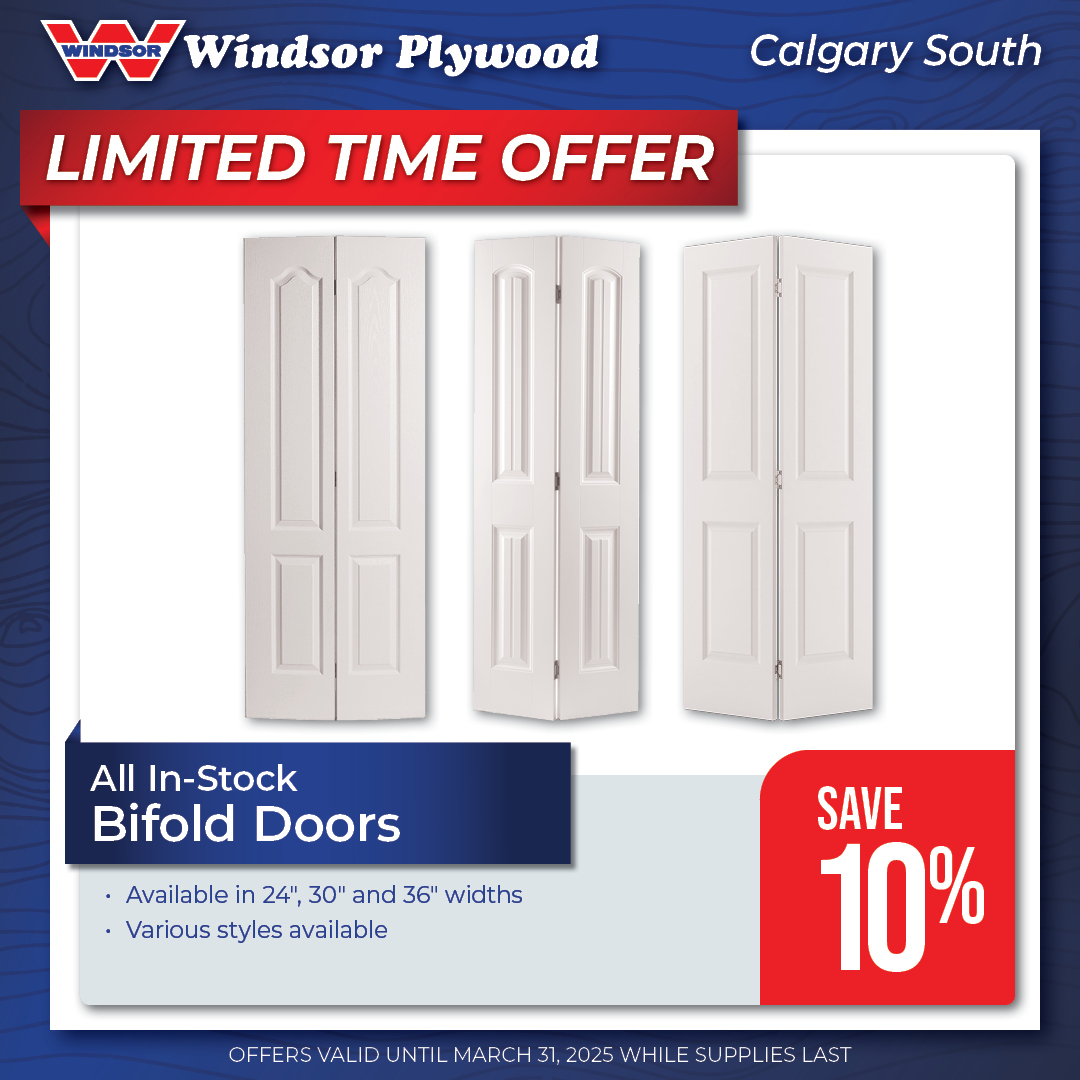WindsorTotara's tweet image. It's a great time to complete your interior renovations and projects. Visit Windsor Plywood Calgary South for these and many other incredible Limited Time Specials.

#46 Highfield Circle SE Calgary, Alberta
#TheExpertsYouNeedToKnow #ProudlyCanadian #Interiorfinishing