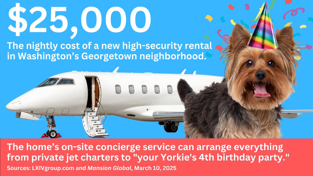 SarahDAnderson1's tweet image. Need a swank spot for your dog&apos;s birthday bash? This rental home is yours for only $25k per night.