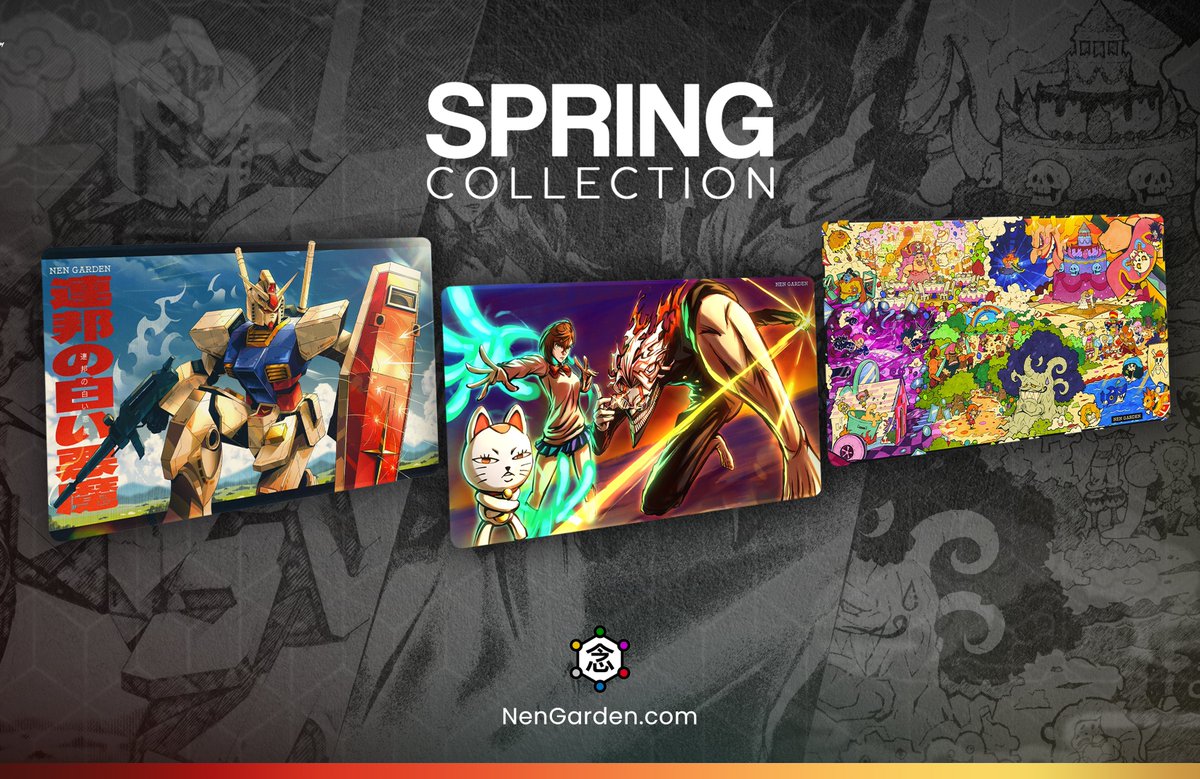 Nen Garden (@nengarden) on Twitter photo 🌸 Spring Came Early with Nen Garden! 🌸
We’re celebrating our Spring Collection with a GIVEAWAY! 🎉 3 winners will each get one of these:
White Devil XL Mat, Whole Cake XL Mat & Yokai Playmat
How to enter:
✅ Follow <a href="/NenGarden/">Nen Garden</a>
👬 Tag a friend
♻️ Repost/Retweet
🏆 Winners 🌸 Spring Came Early with Nen Garden! 🌸
We’re celebrating our Spring Collection with a GIVEAWAY! 🎉 3 winners will each get one of these:
White Devil XL Mat, Whole Cake XL Mat & Yokai Playmat
How to enter:
✅ Follow <a href="/NenGarden/">Nen Garden</a>
👬 Tag a friend
♻️ Repost/Retweet
🏆 Winners