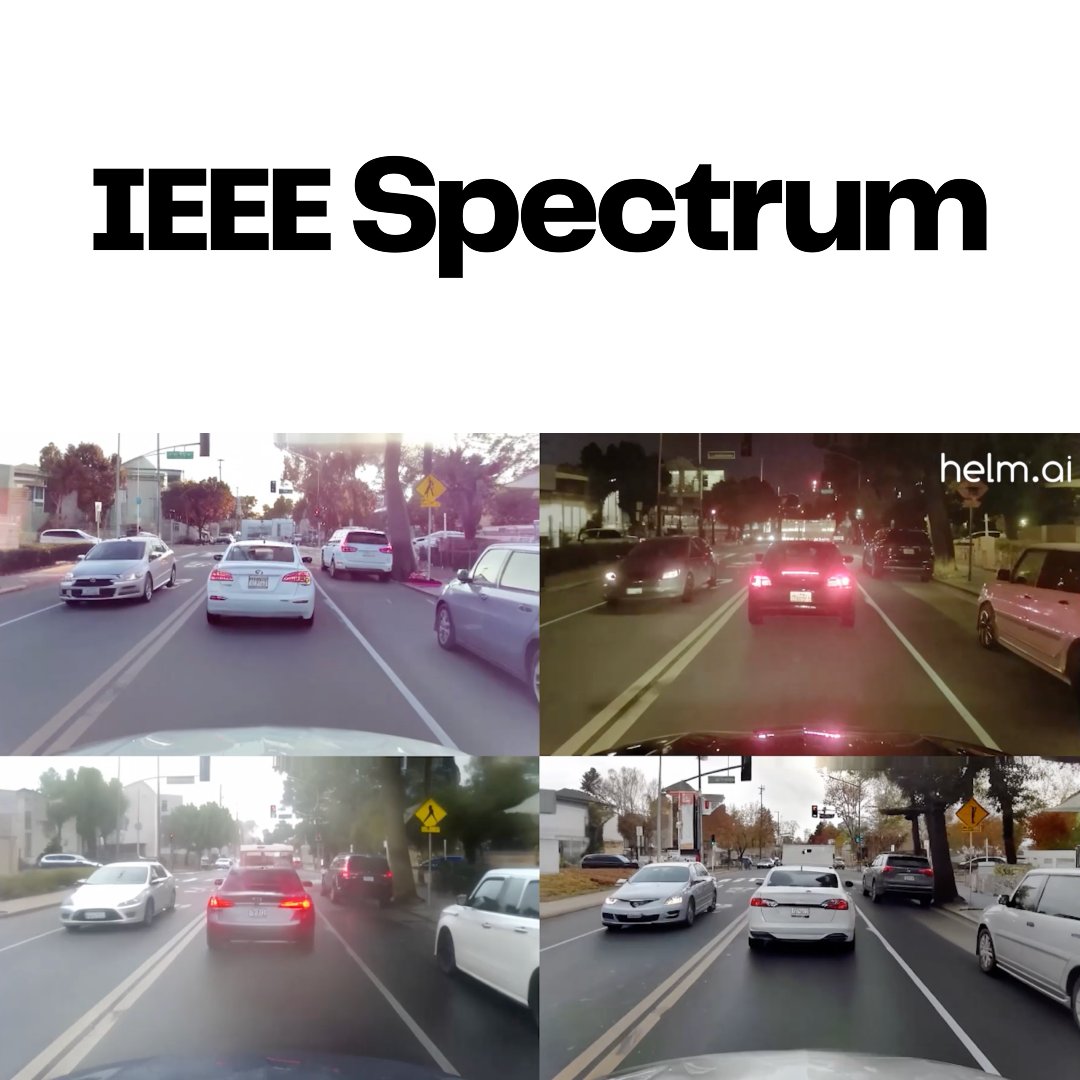 This week, our CEO &amp; Founder <a href="/VVoroninski/">Vlad Voroninski</a> discusses with <a href="/IEEESpectrum/">IEEE Spectrum</a>'s Eliza Strickland one of autonomous driving's biggest challenges: preparing for rare, unexpected scenarios.

In the interview, he shares how Helm.ai's foundation models like WorldGen and