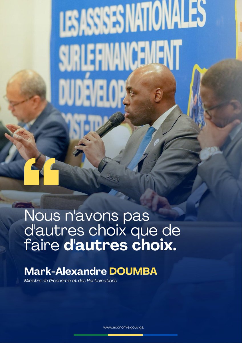 Les assises nationales sur le financement du développement post-transition #gabon #comgouv