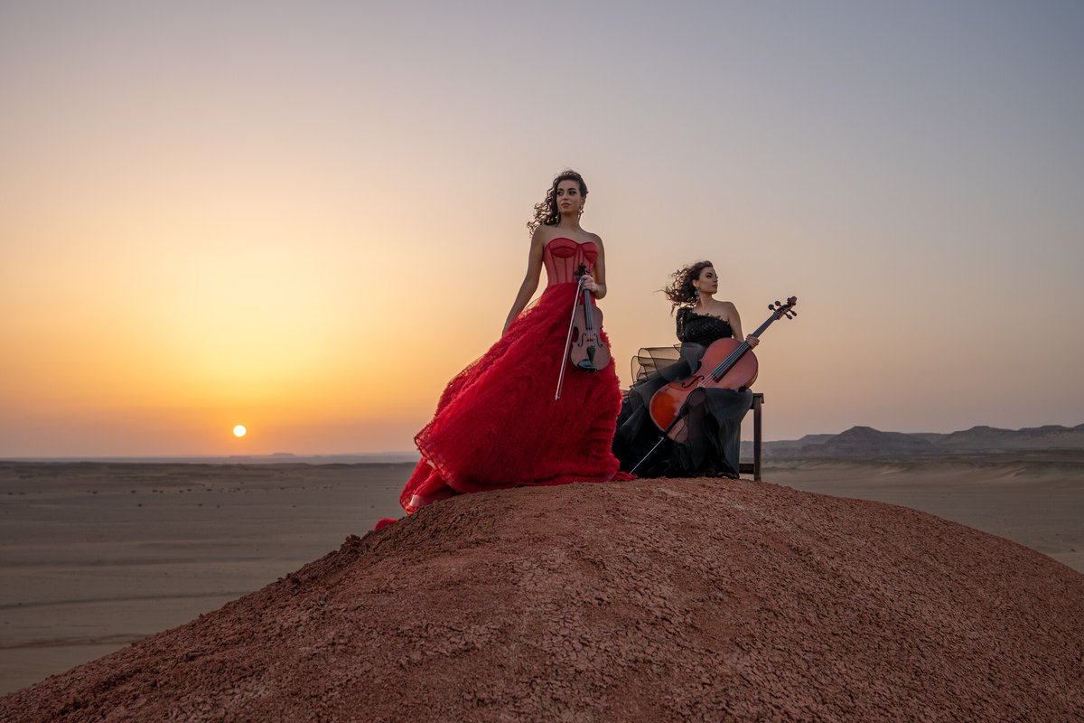 Royal Albert Hall (@royalalberthall) on Twitter photo Join <a href="/TheAyoubSisters/">The Ayoub Sisters</a> for a special evening in the Elgar Room as they perform songs from their debut album, Arabesque 🎻
Priority booking for Friends & Patrons open at 10am on Thu 20 Mar. General sale starts at 10am on Fri 21 Mar: bit.ly/43V3202 Join <a href="/TheAyoubSisters/">The Ayoub Sisters</a> for a special evening in the Elgar Room as they perform songs from their debut album, Arabesque 🎻
Priority booking for Friends & Patrons open at 10am on Thu 20 Mar. General sale starts at 10am on Fri 21 Mar: bit.ly/43V3202