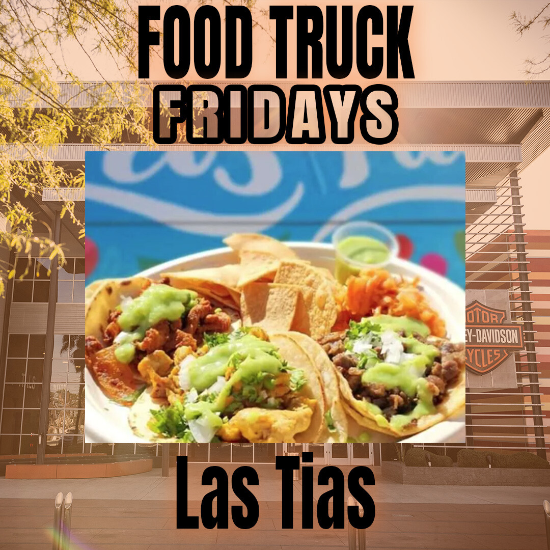 This Friday Las Tias will be outside our store from 11 am to 3 pm. Stop by for lunch!

#Harleydavidson #HD #FoodTruckFriday #motorcycles #FoodTruck #TacoTruck #LasVegas #LasVegasStrip #Vegas #WelcometoLasVegas #RideAllDay #PlayAllNight