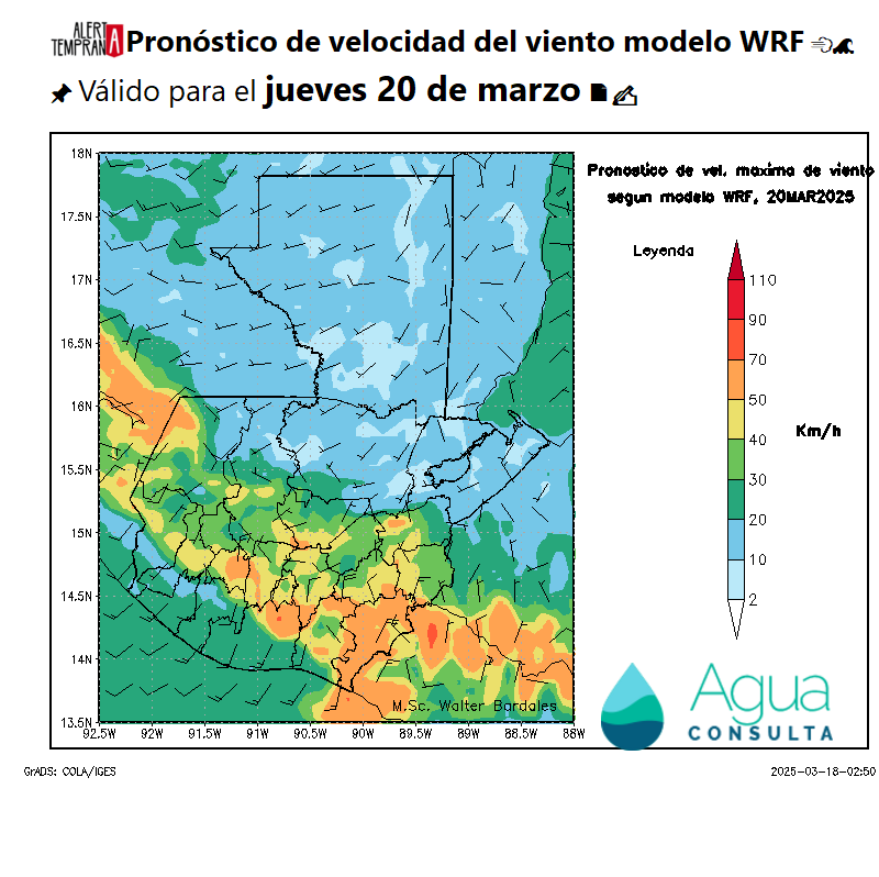 AlertaGt502's tweet photo. 🇬🇹📝Acercamiento del previsto #FrenteFrío36 aumentará la nubosidad y lluvias sobre el Norte FTDN y Caribe así como la velocidad del viento con rachas de hasta 90km/h durante el resto de la semana
#ClimaGt #TraficoGt #LluviasGt
#SistemaDeAltaPresión #AltaPresión
#TiempoGt #FF36 https://t.co/OoL4OUjmGF