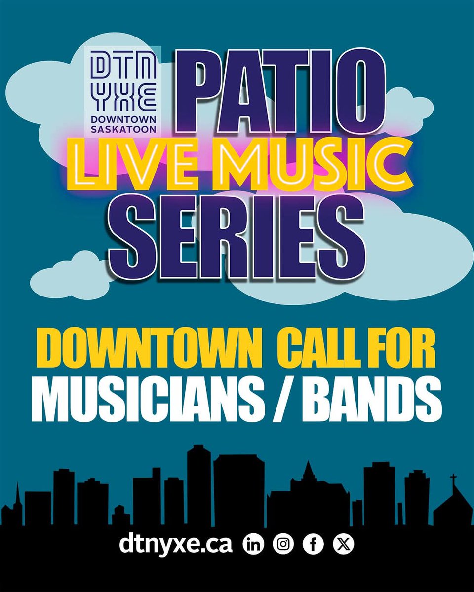 For more info and to apply, visit dtnyxe.ca/musicians-open…