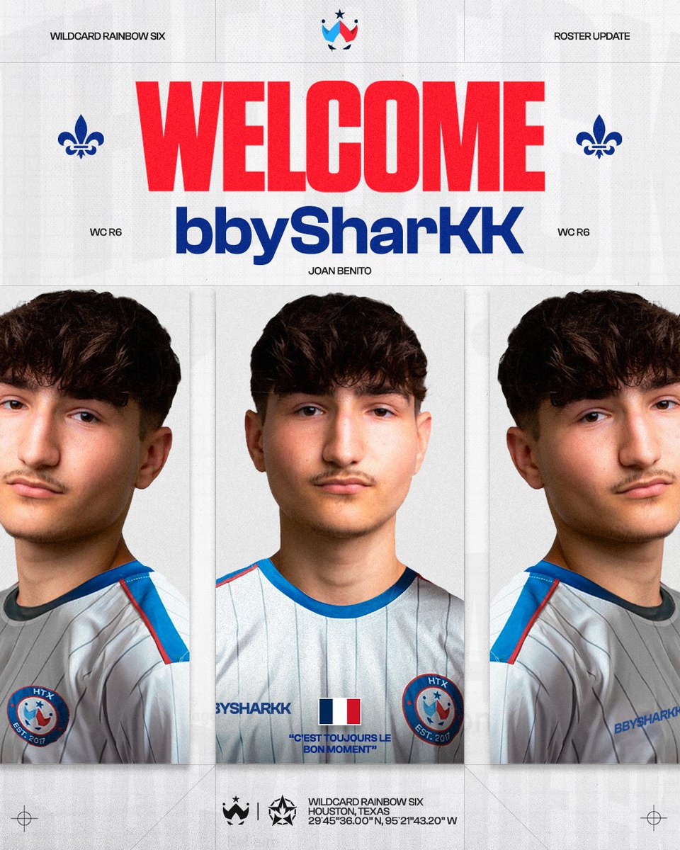 🇫🇷 Bonjour <a href="/R6SharKK_/">bbySharKK</a> 🇫🇷

Straight from France and ready to make waves...
Welcome the newest addition to our R6 roster! 🦈